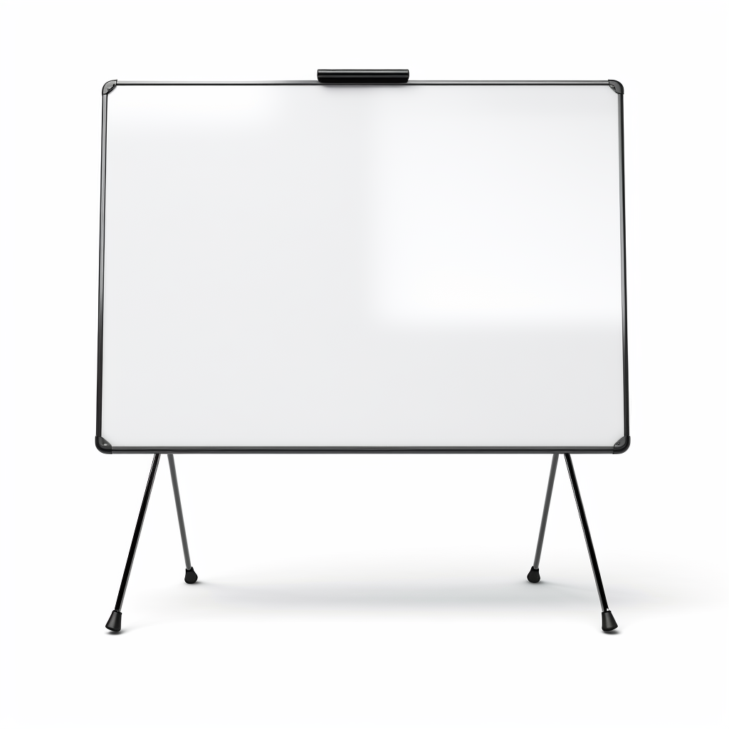 Tableau blanc prêt pour structurer une activité pédagogique